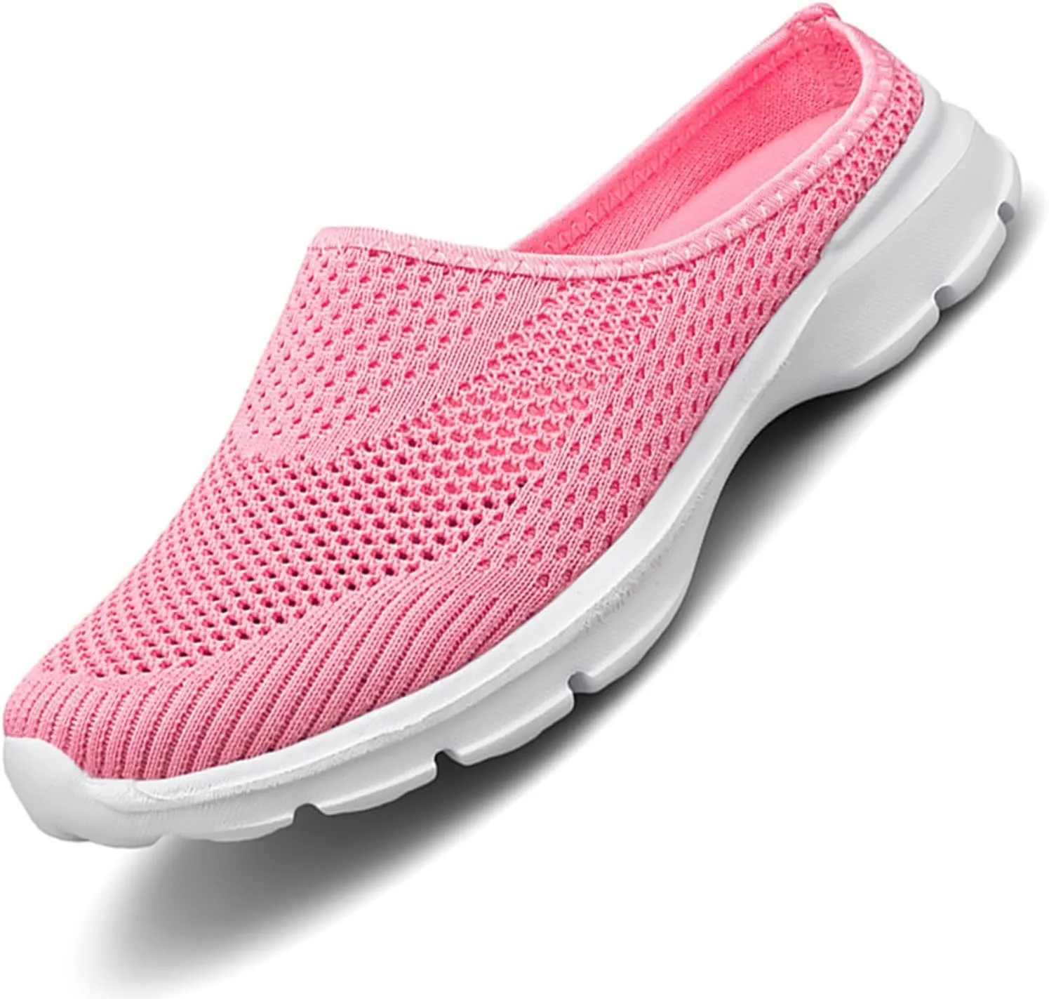 ZSpzx Quick Dry Casual Boat Shoes for Women Slip On Low Top Mesh Breathable Elastic Athletic Closed Toe Tennis Running Sneakers r Ladies Flat Fashion Casual Shoe for Gym Travel Daily Wear