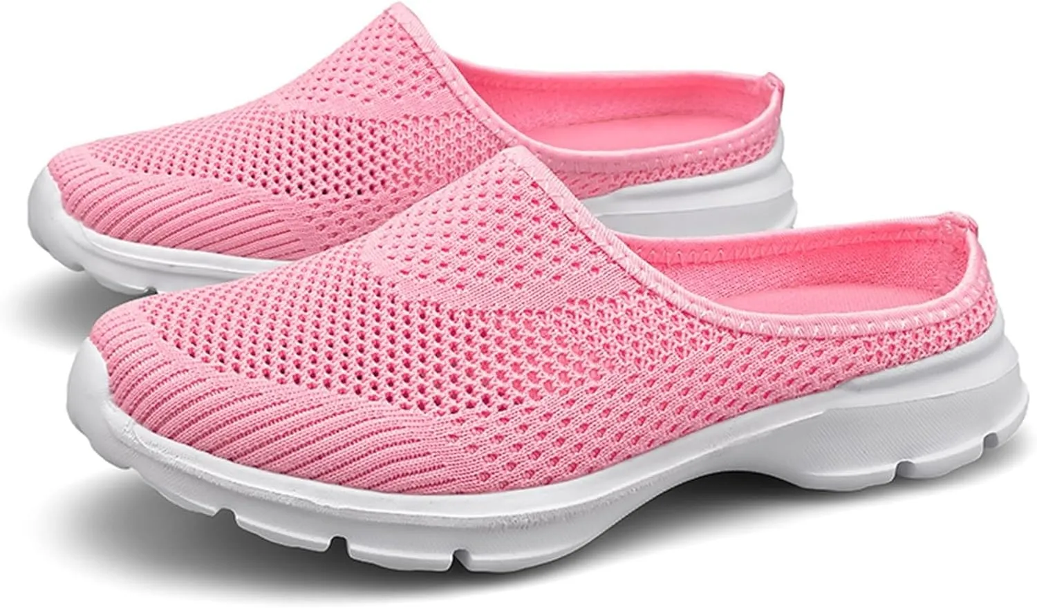 ZSpzx Quick Dry Casual Boat Shoes for Women Slip On Low Top Mesh Breathable Elastic Athletic Closed Toe Tennis Running Sneakers r Ladies Flat Fashion Casual Shoe for Gym Travel Daily Wear