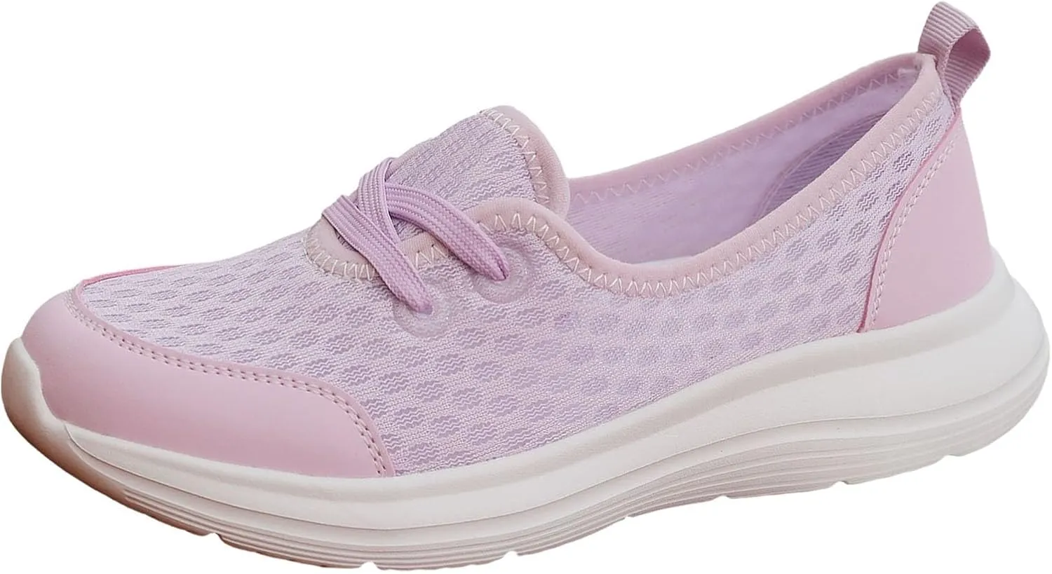 ZSpzx Women's Walking Shoes with Arch Support Air Cushion Mesh Lace Up Breathable Quick Dry Casual Shoes Athletic Running Jogging Comfortable Closed Toe Lightweight Sneakers for Gym Travel Daily Wear